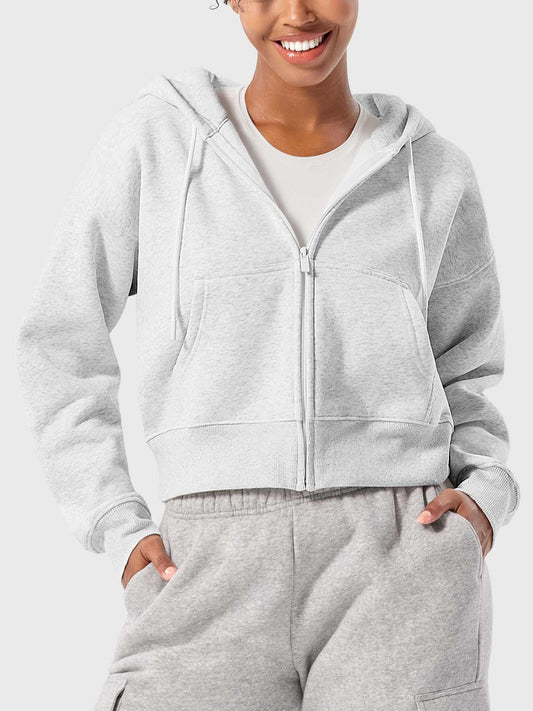 Vaeryn Katrine Zip Up Fleece Hoodies