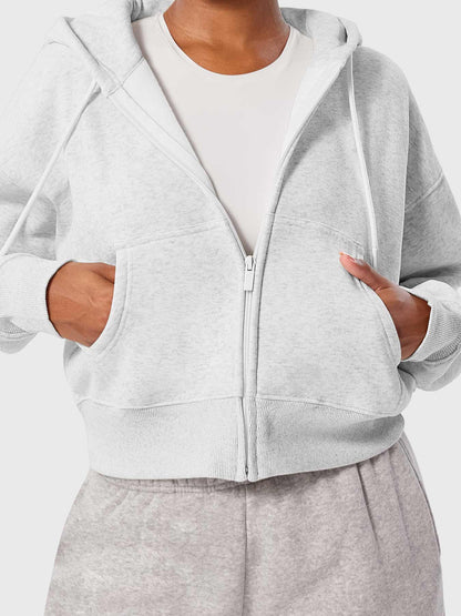 Vaeryn Katrine Zip Up Fleece Hoodies
