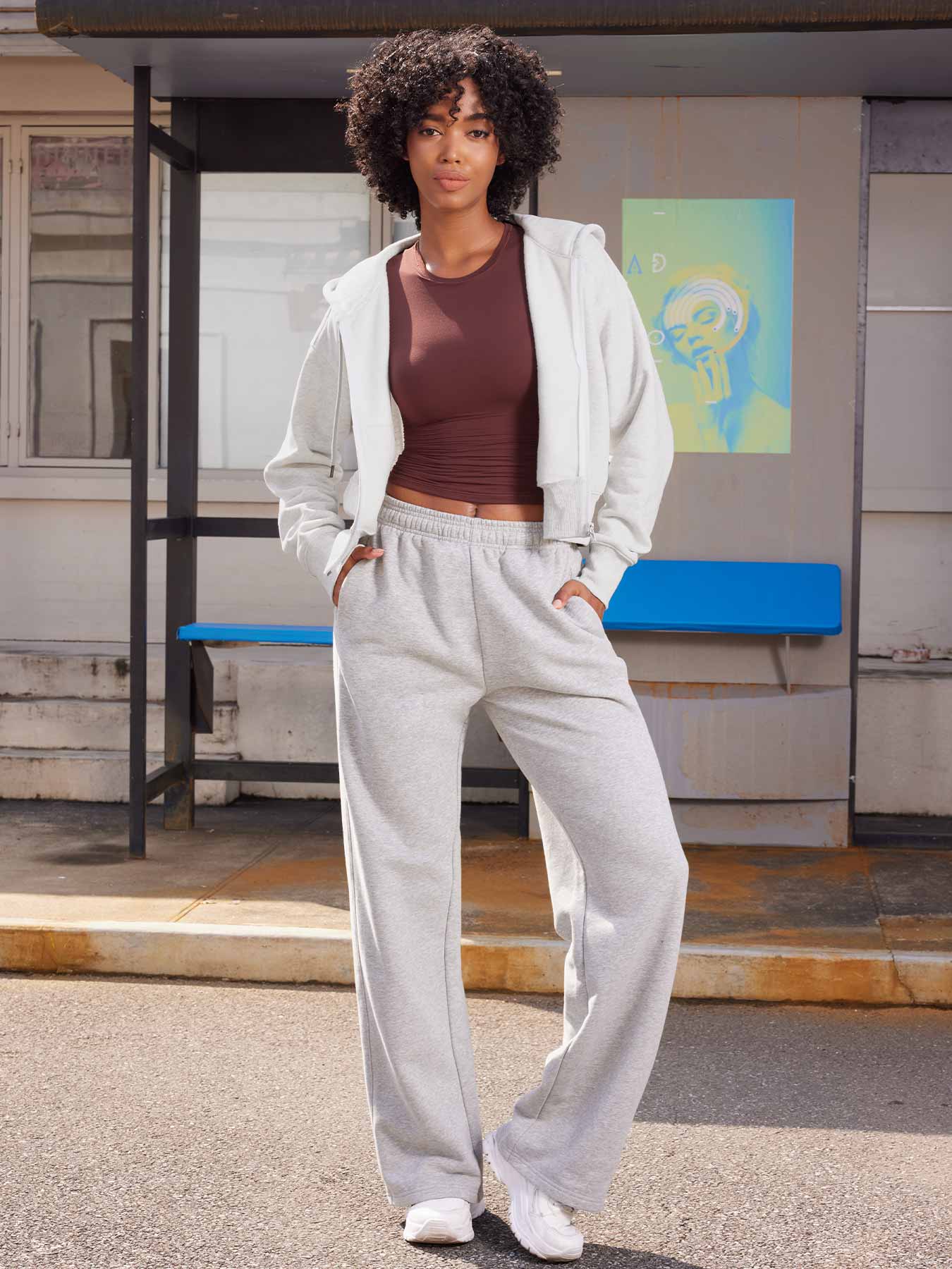 Vaeryn Katrine Zip Up Fleece Hoodies
