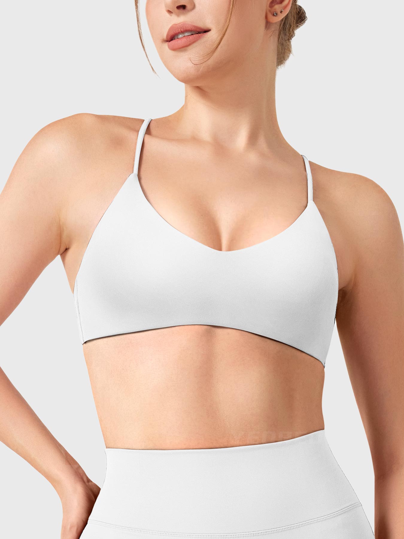 Vaeryn Zaahira V-Neck Adjustable Sports Bra