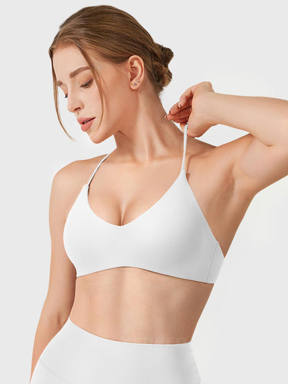 Vaeryn Zaahira V-Neck Adjustable Sports Bra