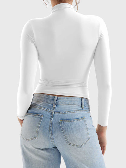 Vaeryn Sariah Turtle Neck Long Sleeves Shirts