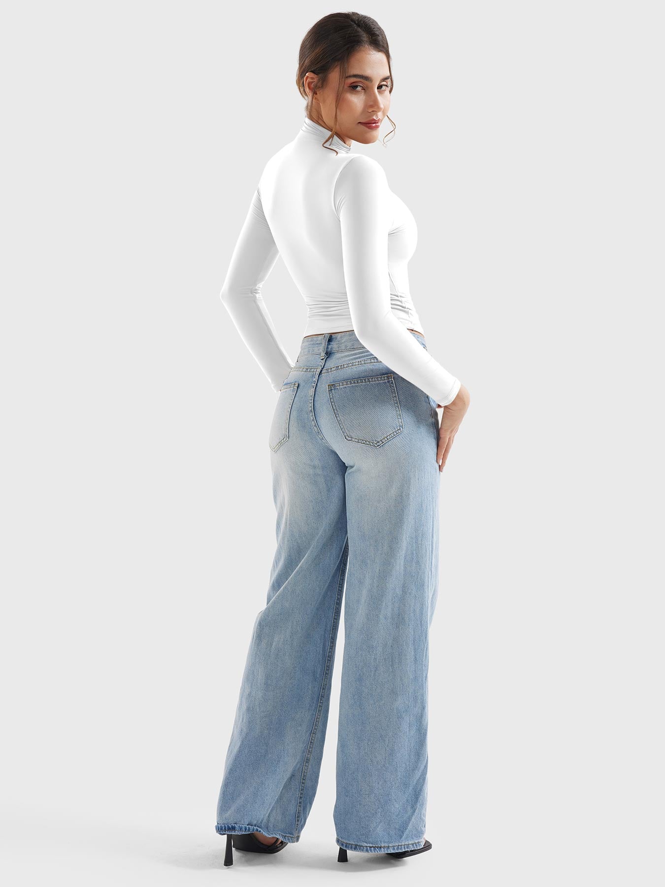 Vaeryn Sariah Turtle Neck Long Sleeves Shirts