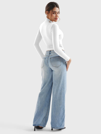 Vaeryn Sariah Turtle Neck Long Sleeves Shirts