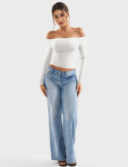 Vaeryn Luzlie Off Shoulder Top