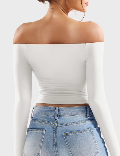 Vaeryn Luzlie Off Shoulder Top