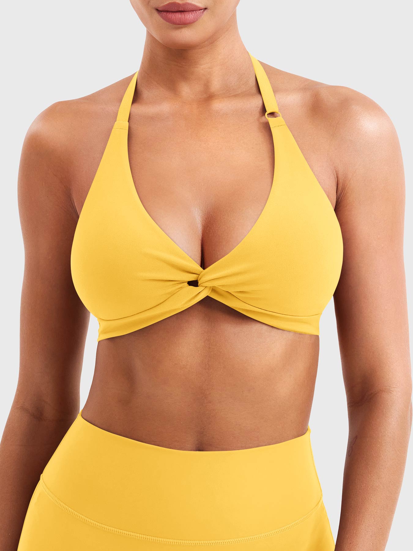 Vaeryn Melisy Halter Sports Bra
