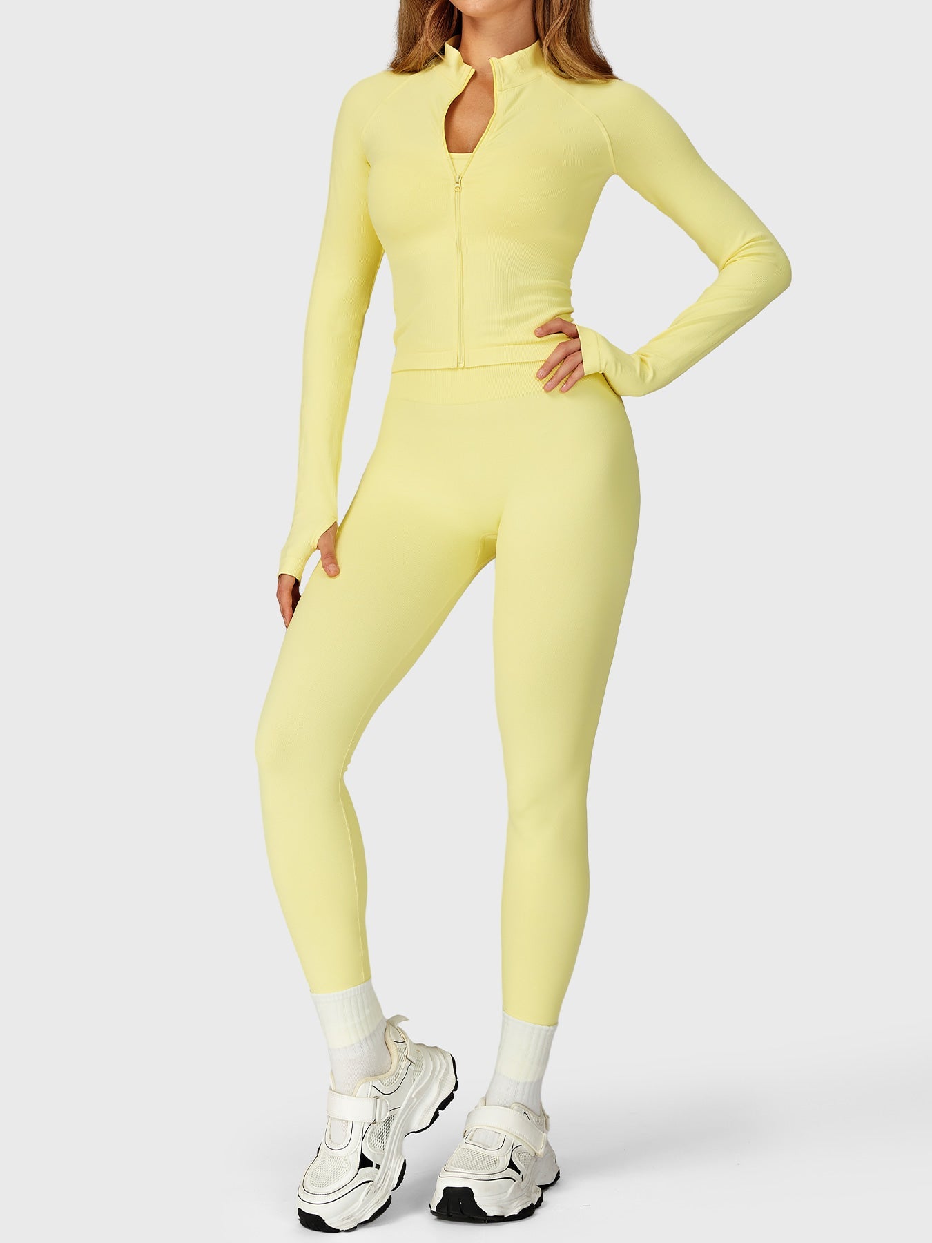 Yeoreo Alina Seamless Zip Up Jacket
