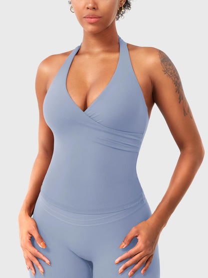Yeoreo Elevine V Neck Halter Tank
