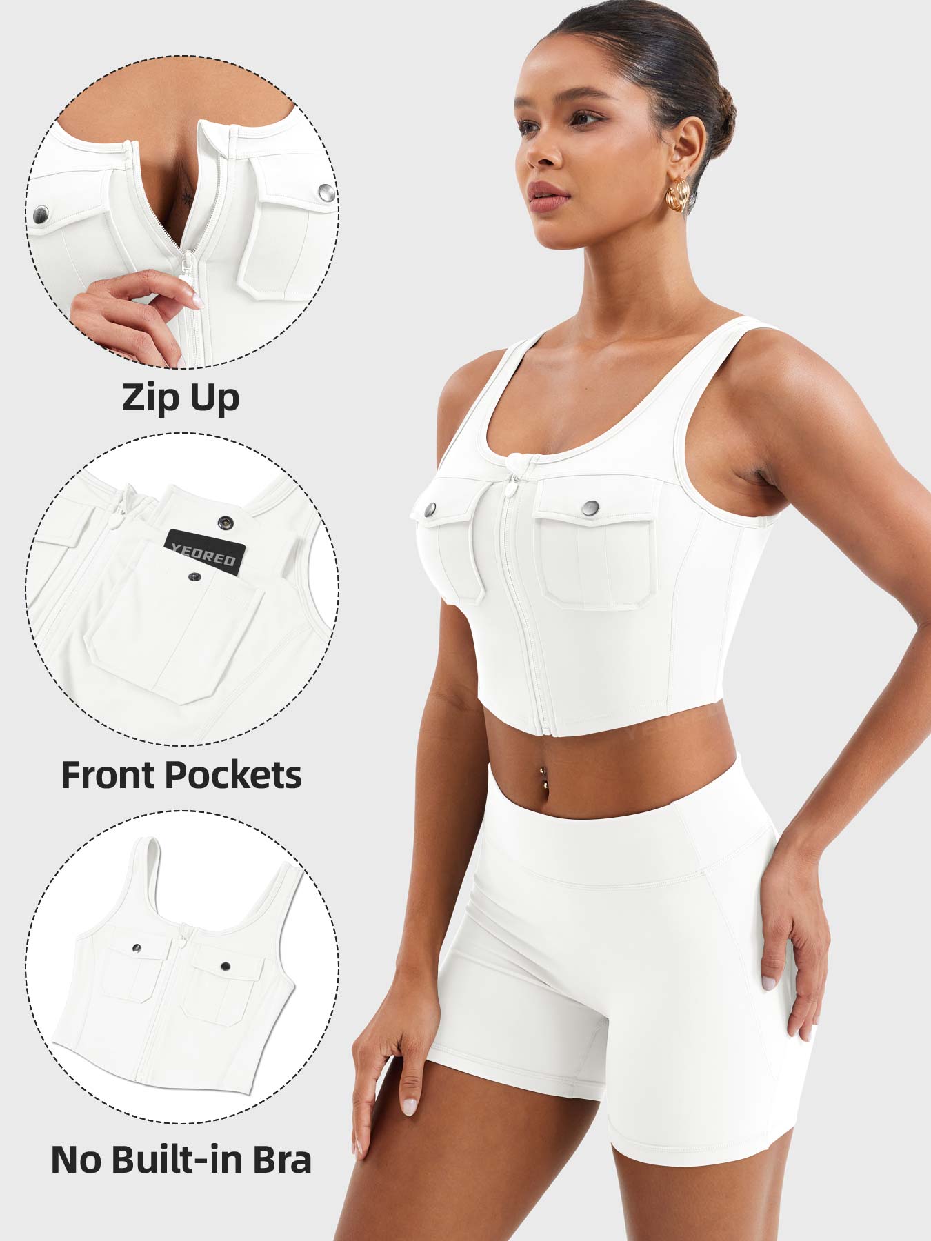 Vaeryn Yvetty CoreFlex Crop Tank