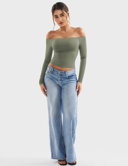 Vaeryn Luzlie Off Shoulder Top