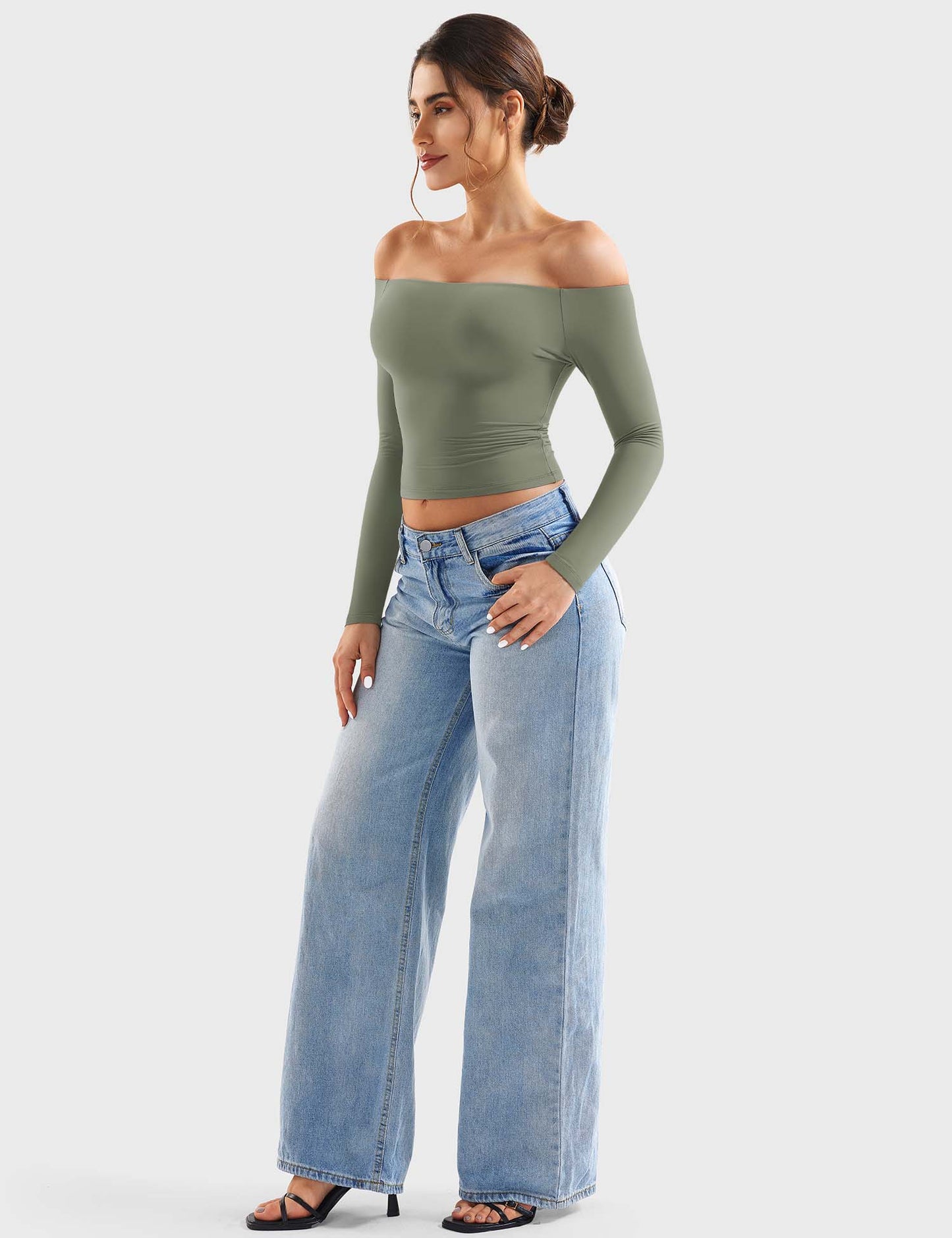 Vaeryn Luzlie Off Shoulder Top