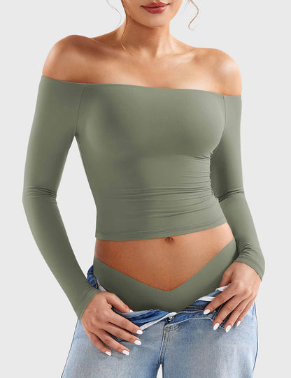 Vaeryn Luzlie Off Shoulder Top