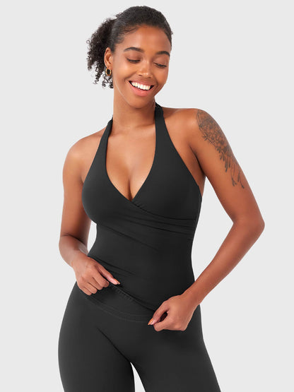 Yeoreo Elevine V Neck Halter Tank