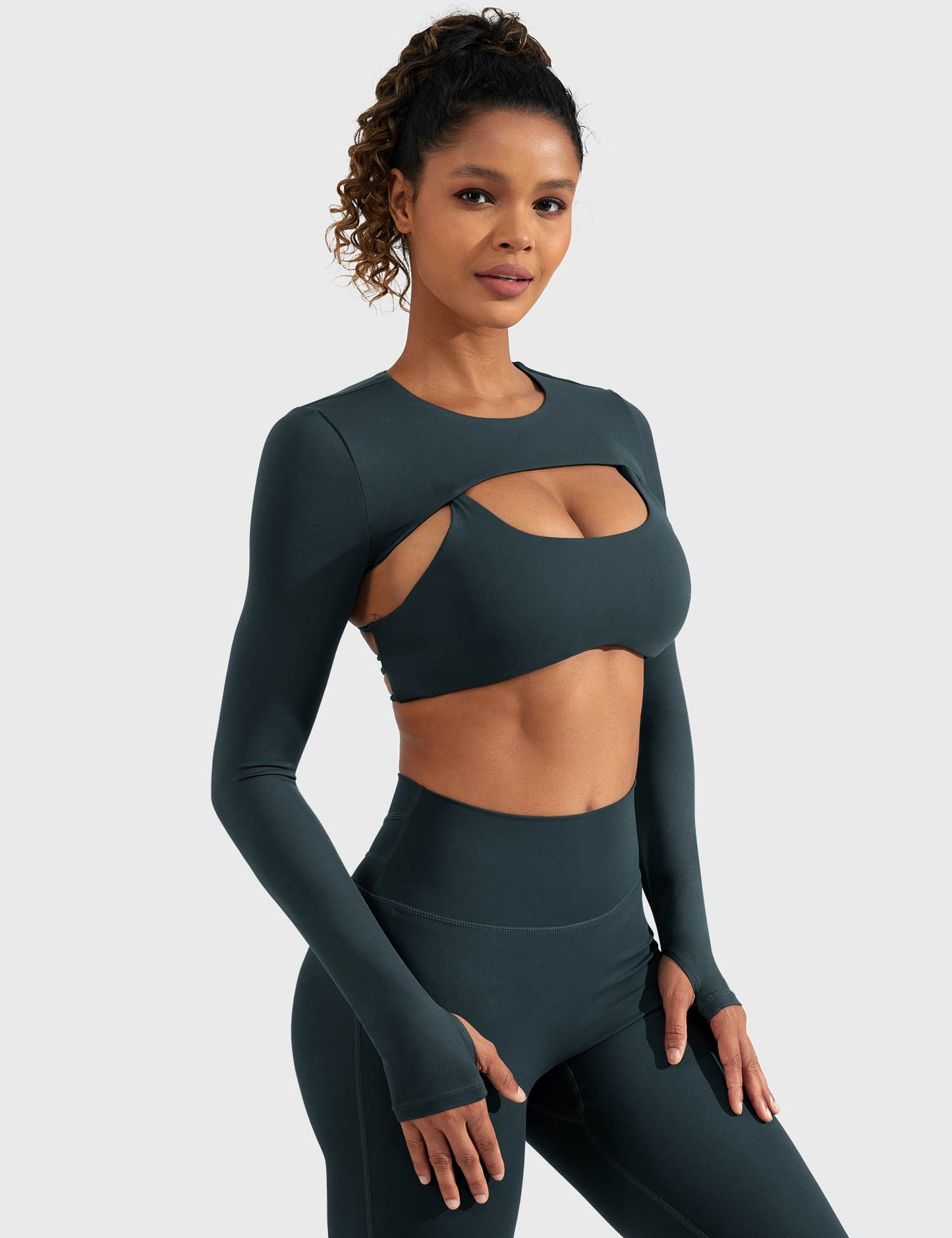 Yeoreo Crissy Long Sleeve Bolero Shrug