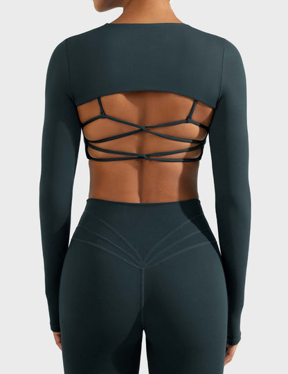 Yeoreo Crissy Long Sleeve Bolero Shrug