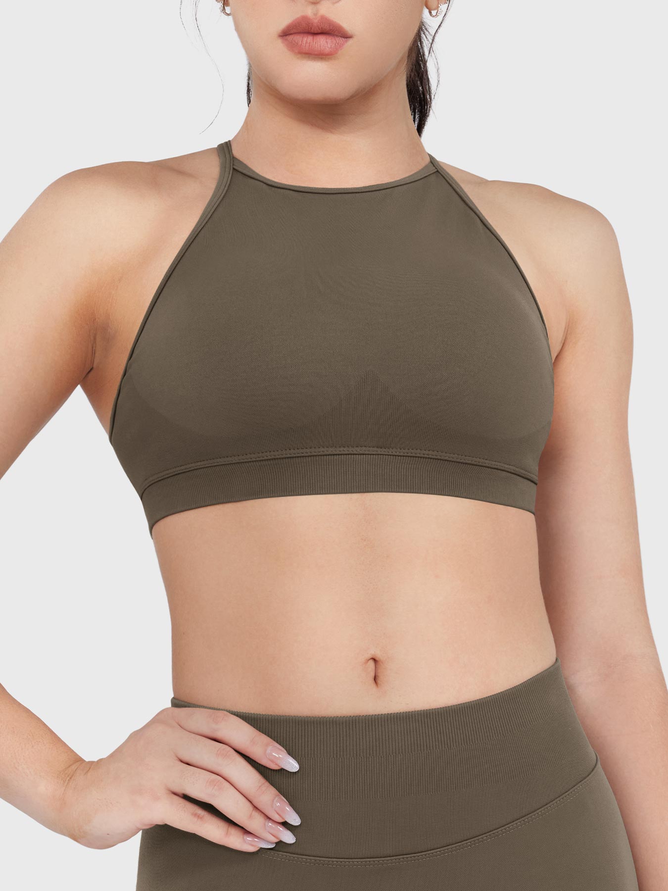 Yeoreo Acuffny High Neck Backless Sports Bra