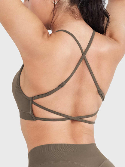 Yeoreo Acuffny High Neck Backless Sports Bra