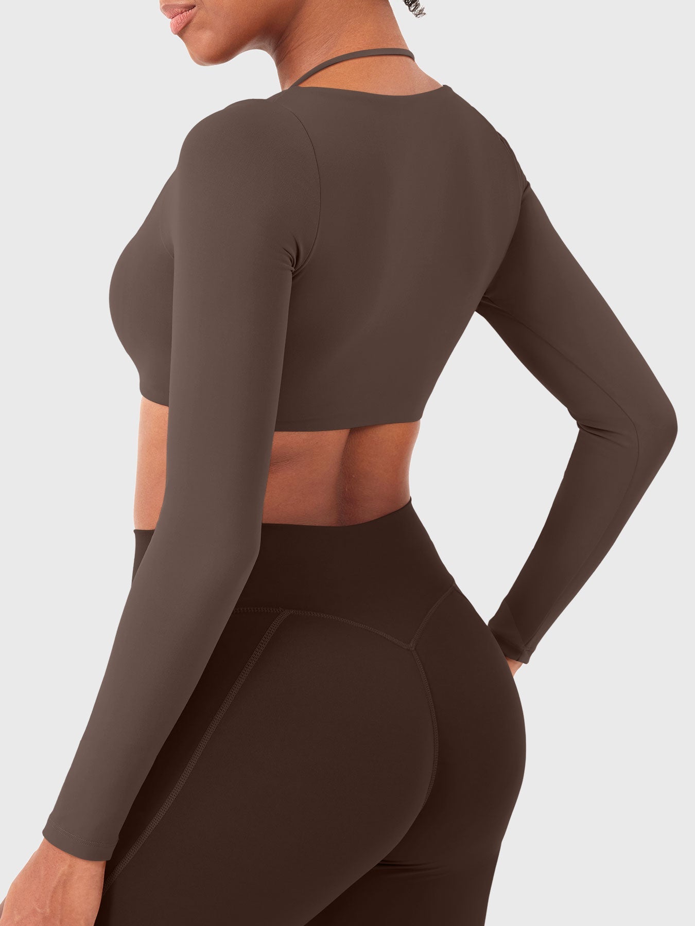 Vaeryn Violie Long Sleeve Crop Top