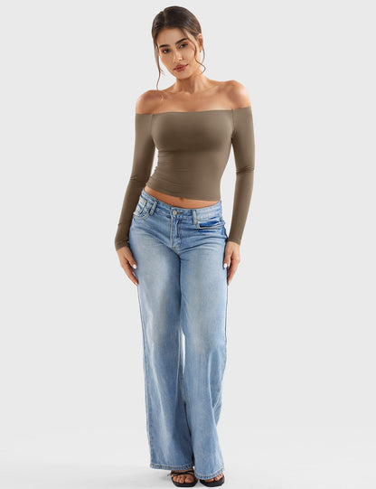 Vaeryn Luzlie Off Shoulder Top