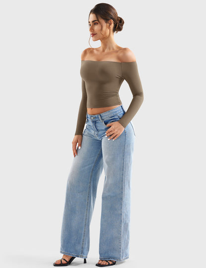 Vaeryn Luzlie Off Shoulder Top