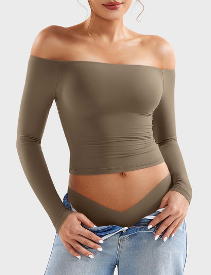 Vaeryn Luzlie Off Shoulder Top