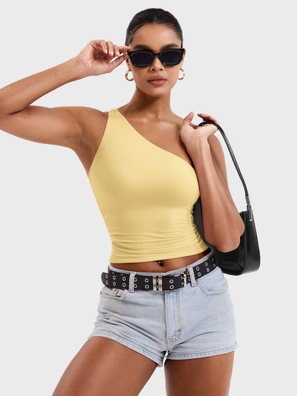 Yeoreo Fanciy One Shoulder Tank Top