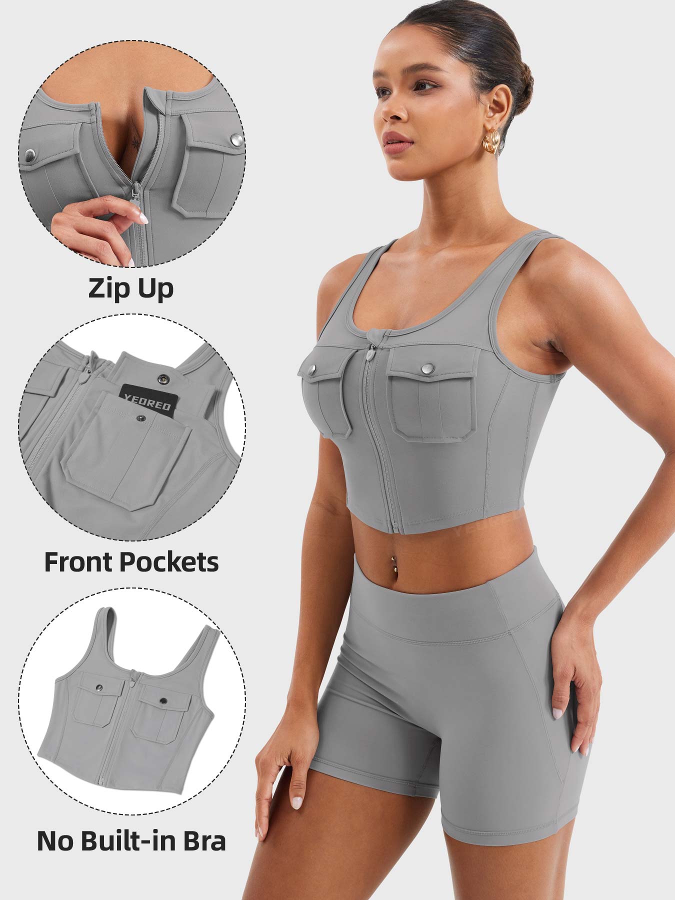 Vaeryn Yvetty CoreFlex Crop Tank