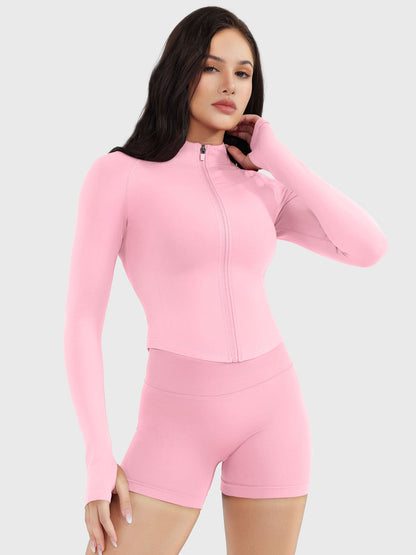 Vaeryn Seamless Zip Up Gym Jacket