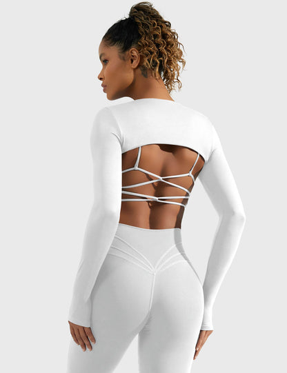Yeoreo Crissy Long Sleeve Bolero Shrug