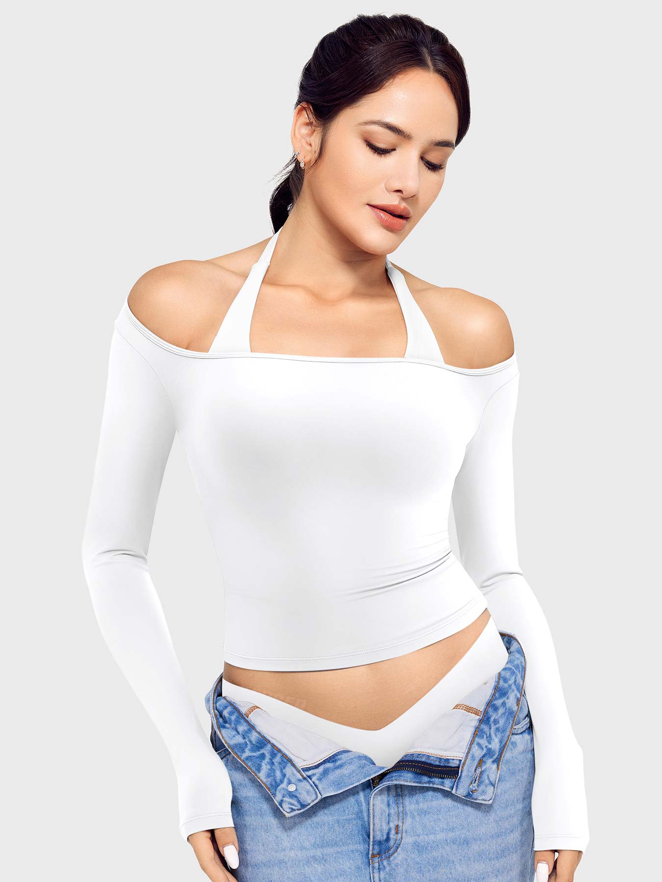 Yeoreo Arleney Square Neck Long Sleeve
