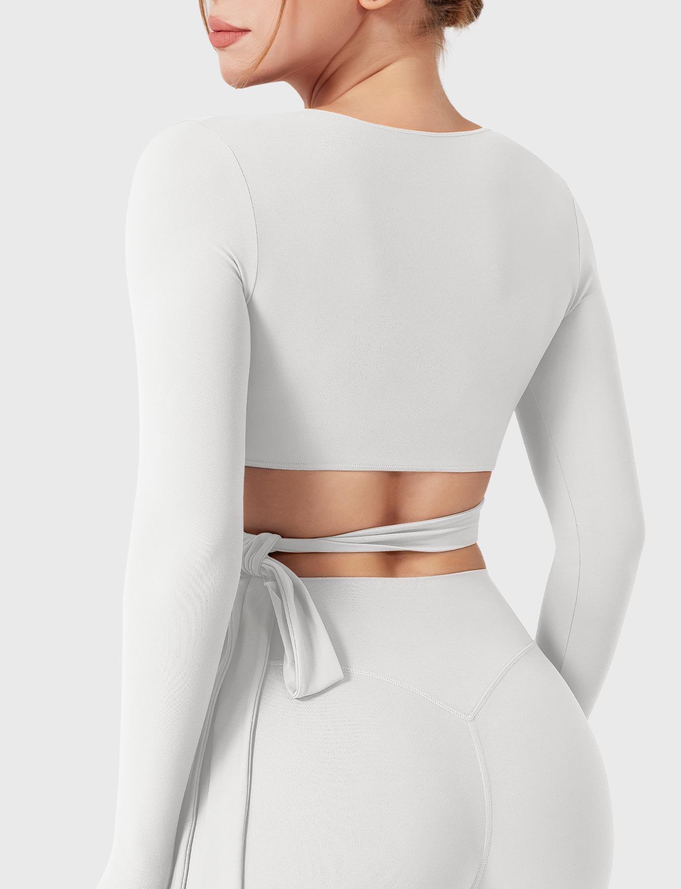 Yeoreo Dagney Long Sleeve Ballet Wrap Top