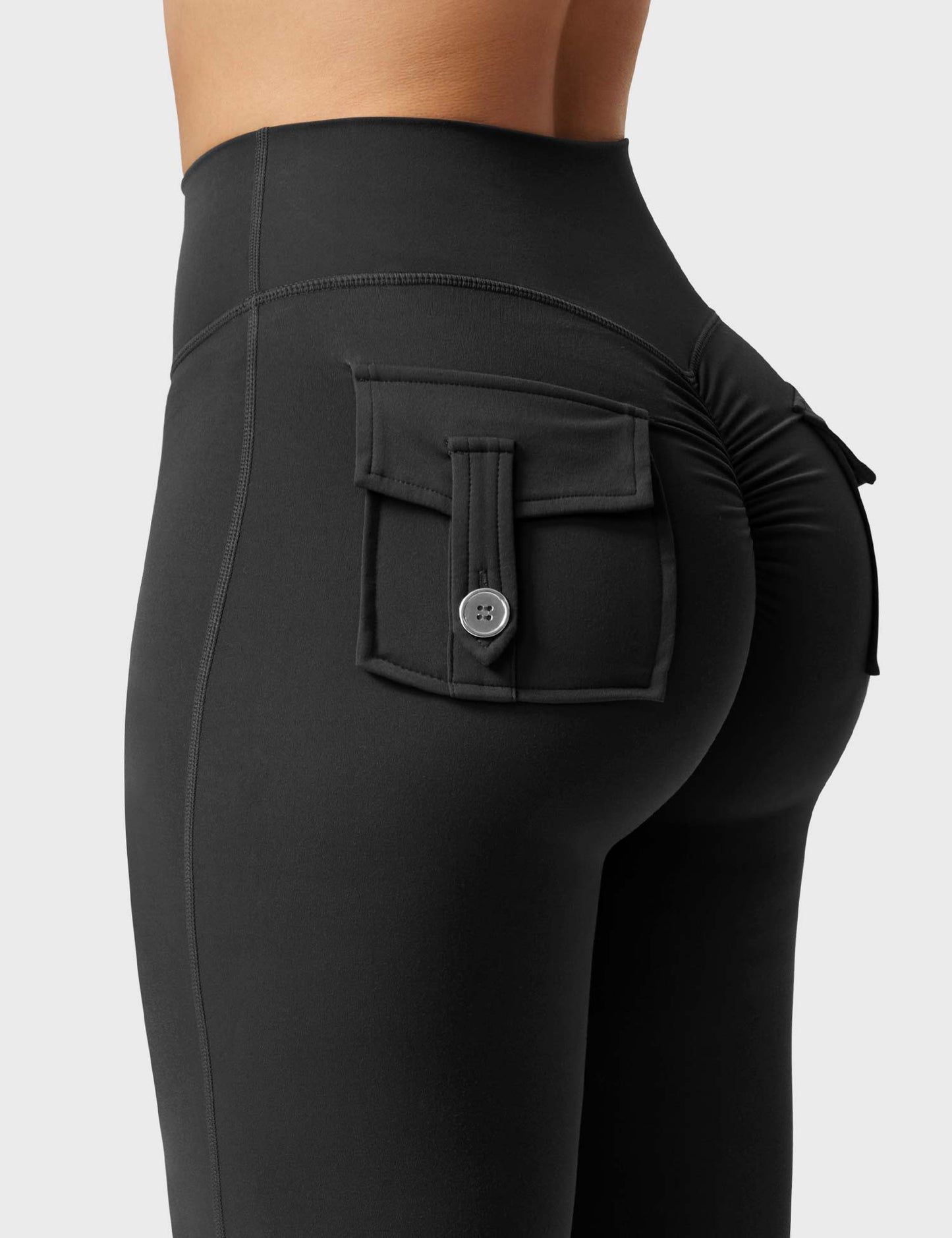 Yeoreo Brittany 30" Flared Leggings with Pockets