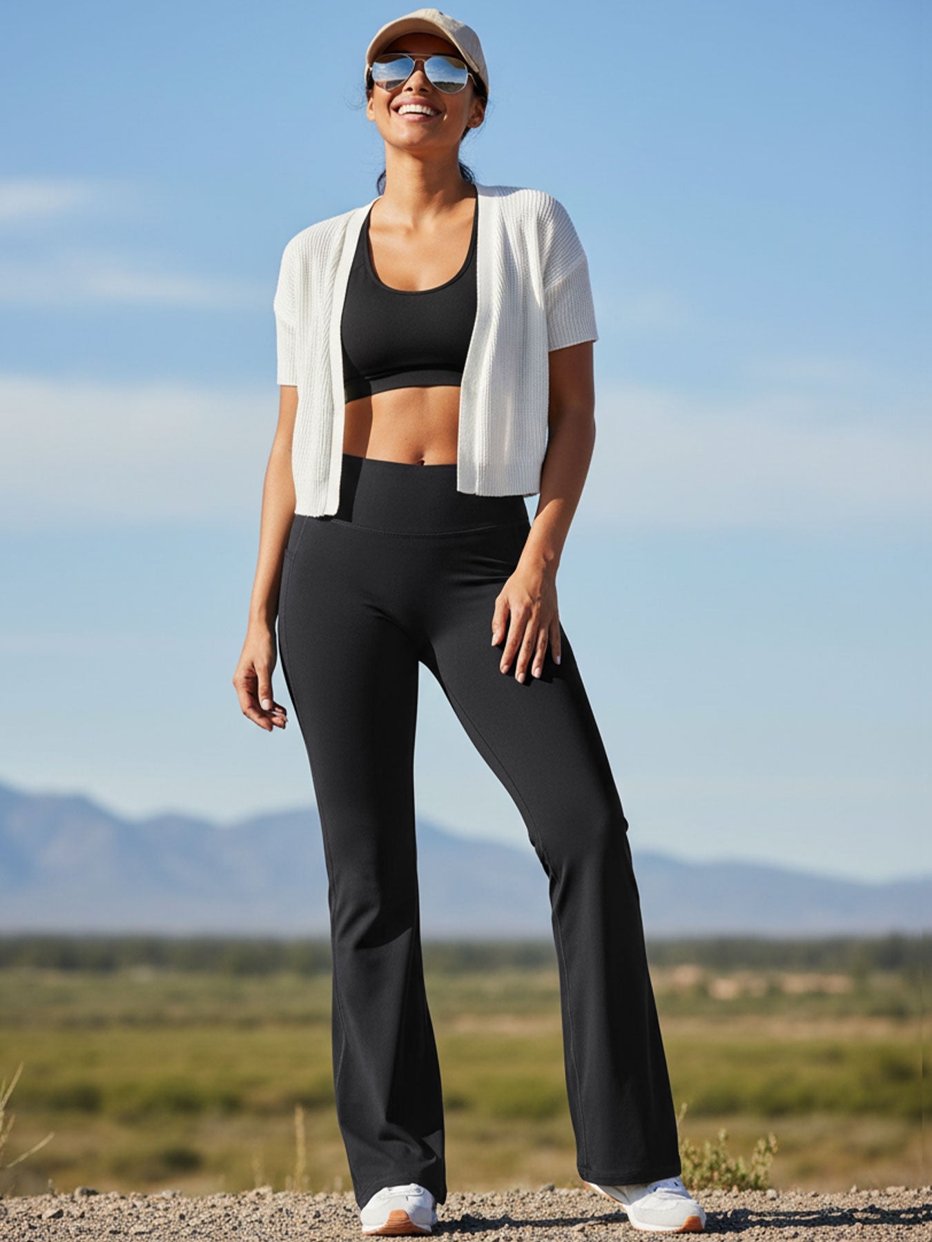 Yeoreo Dagfinn 29" Straight Leg Leggings with Pockets