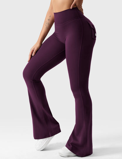 Yeoreo Brittany Flared Leggings with Pockets
