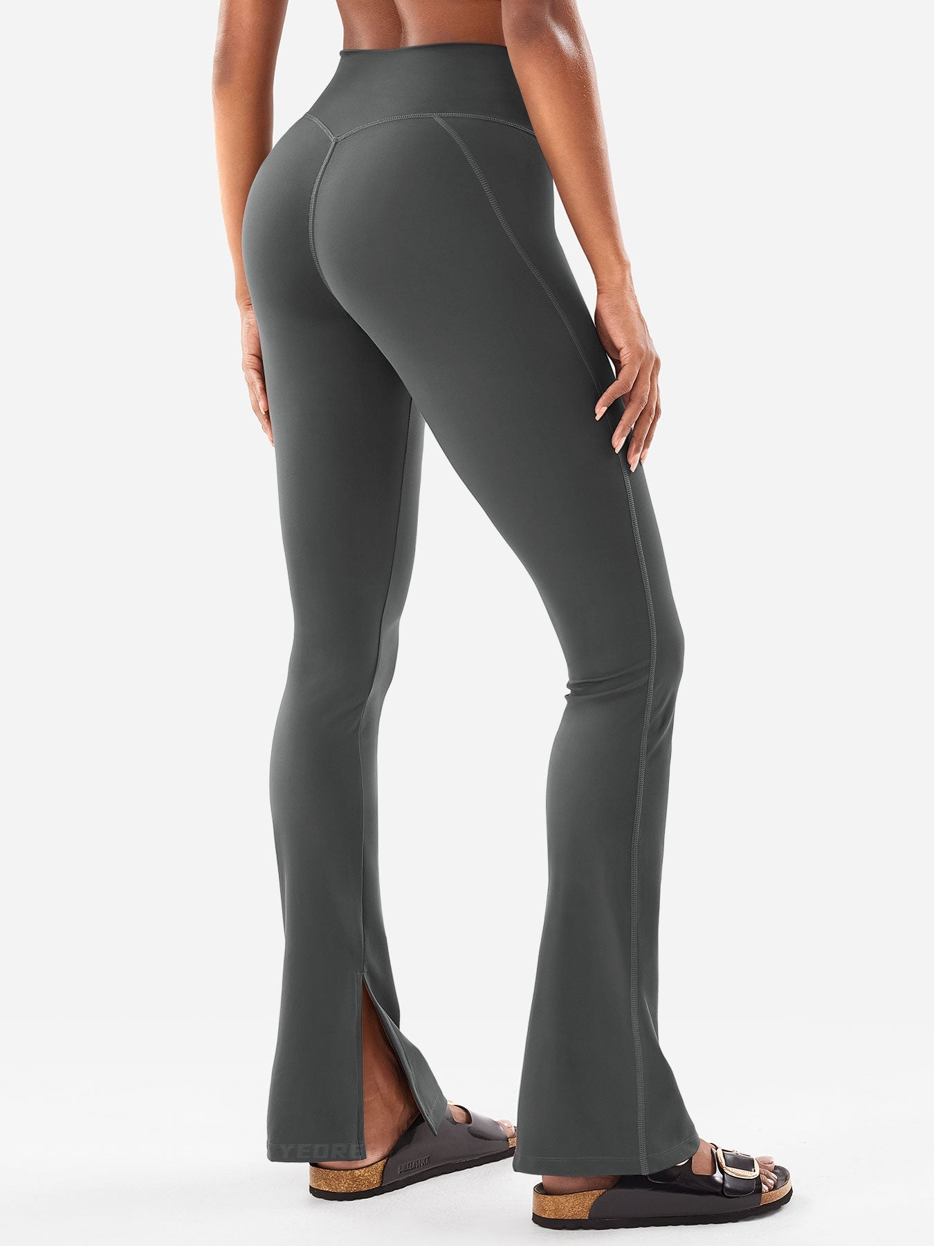 Vaeryn Nasreen Flare Split Hem Leggings