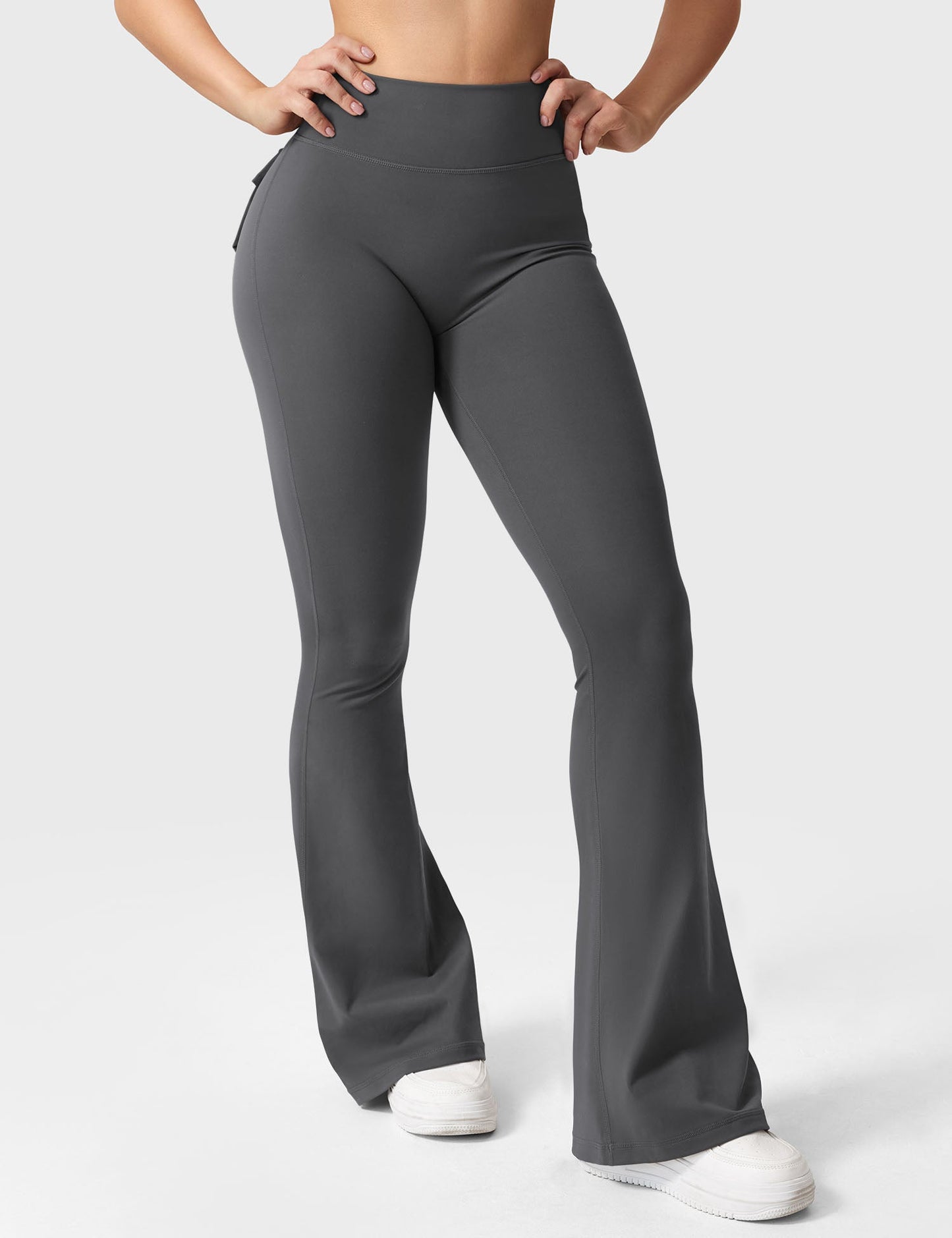 Yeoreo Brittany 30" Flared Leggings with Pockets