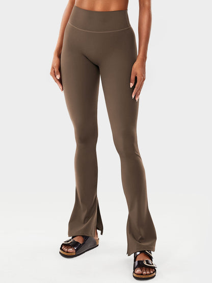 Vaeryn Nasreen Flare Split Hem Leggings