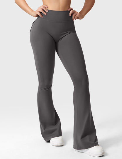 Yeoreo Brittany Flared Leggings with Pockets