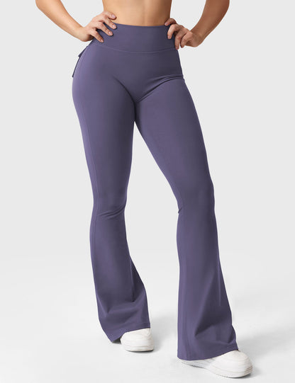 Yeoreo Brittany Flared Leggings with Pockets