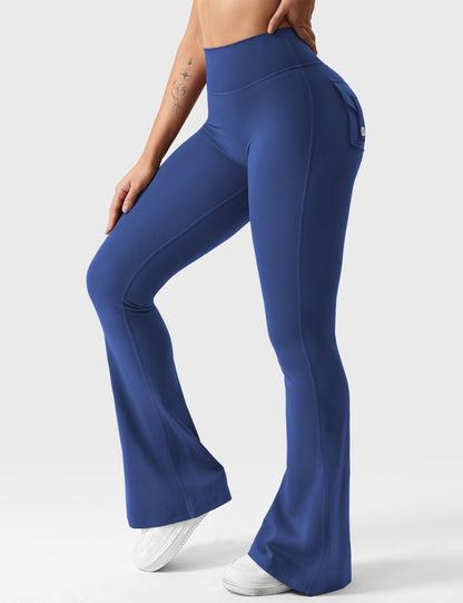 Yeoreo Brittany Flared Leggings with Pockets