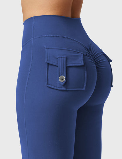 Yeoreo Brittany Flared Leggings with Pockets