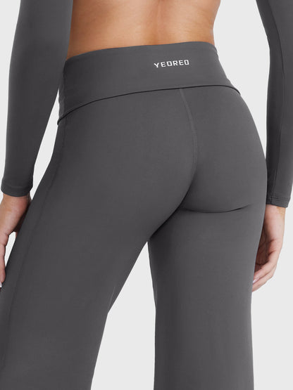 Yeoreo Eddiy 31.5" Fold Over Straight Leggings