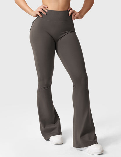 Yeoreo Brittany Flared Leggings with Pockets
