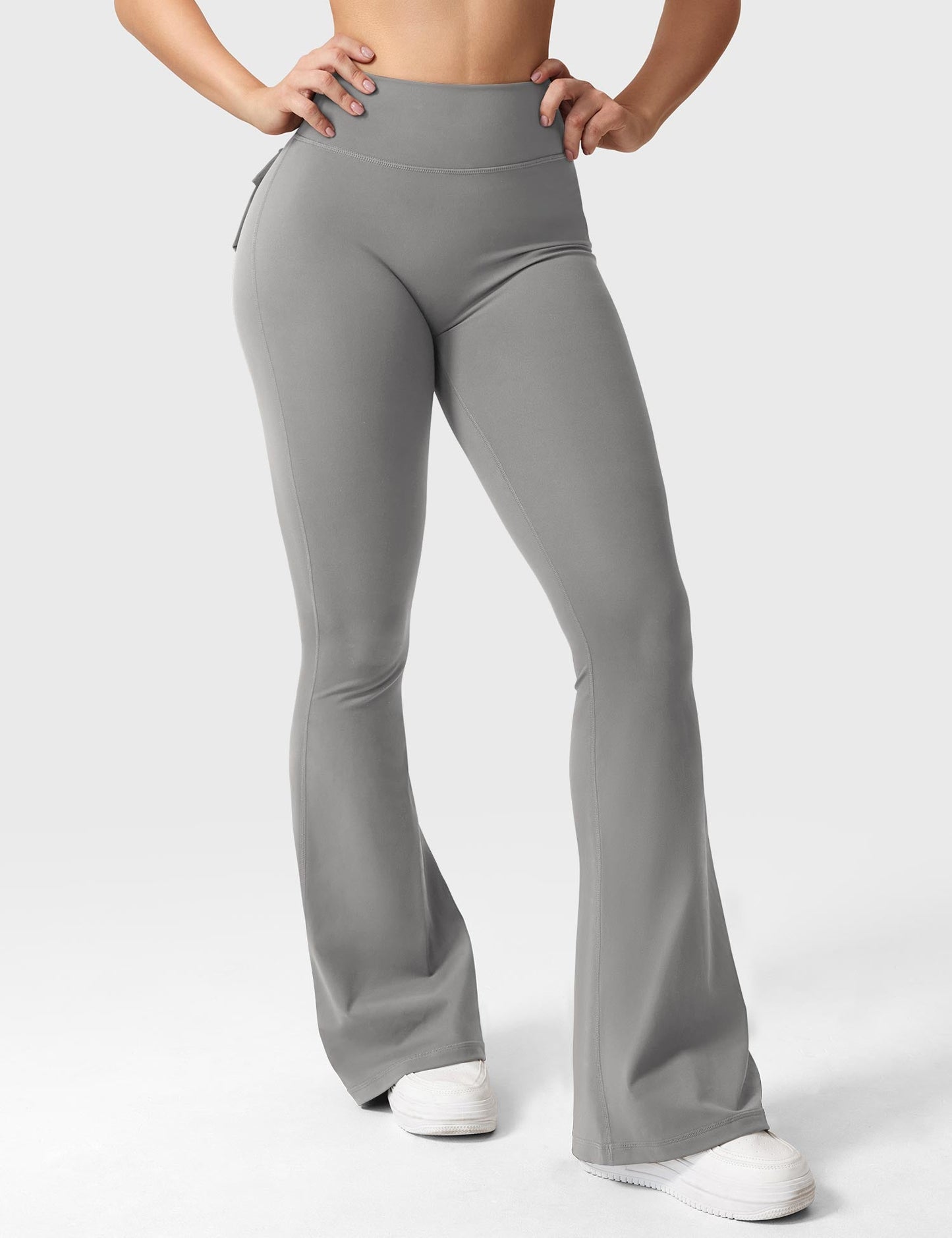 Yeoreo Brittany 30" Flared Leggings with Pockets