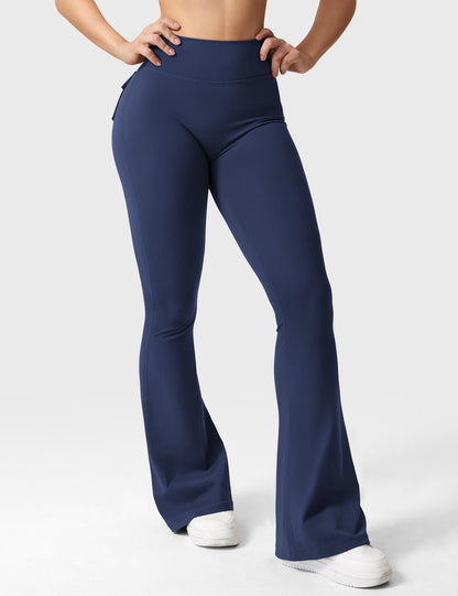 Yeoreo Brittany Flared Leggings with Pockets