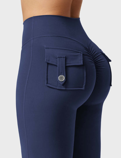 Yeoreo Brittany 30" Flared Leggings with Pockets