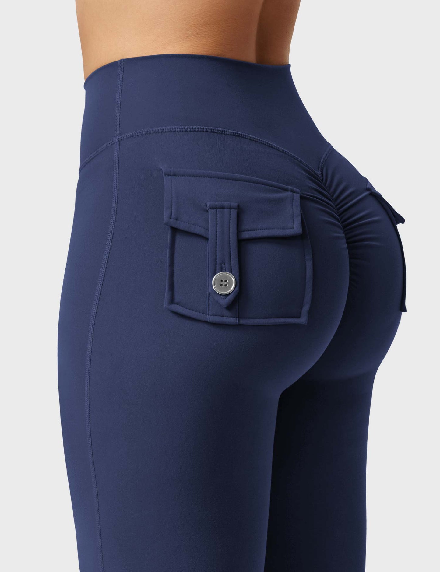 Yeoreo Brittany Flared Leggings with Pockets
