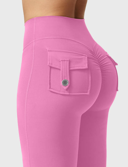 Yeoreo Brittany Flared Leggings with Pockets