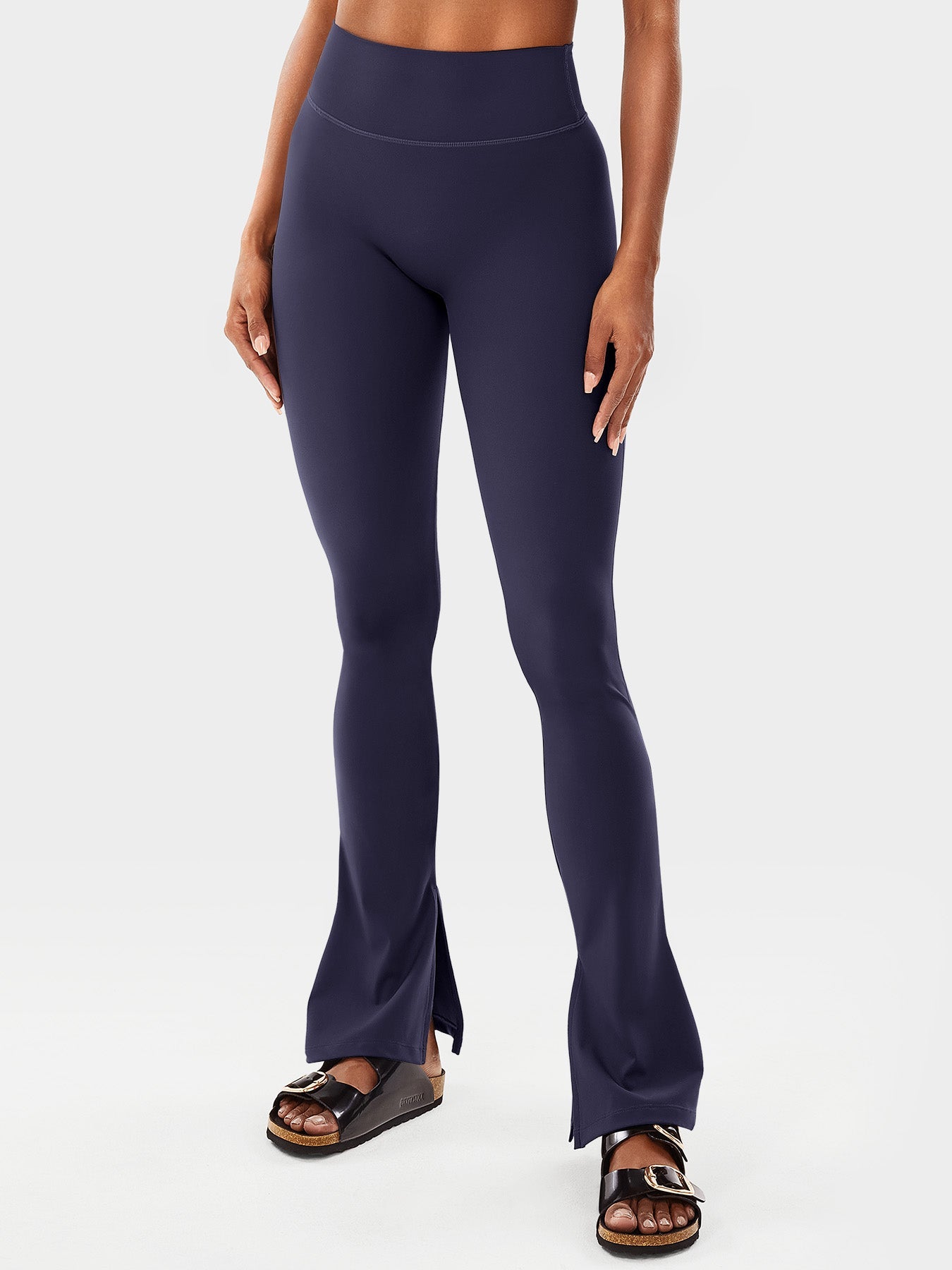 Vaeryn Nasreen Flare Split Hem Leggings